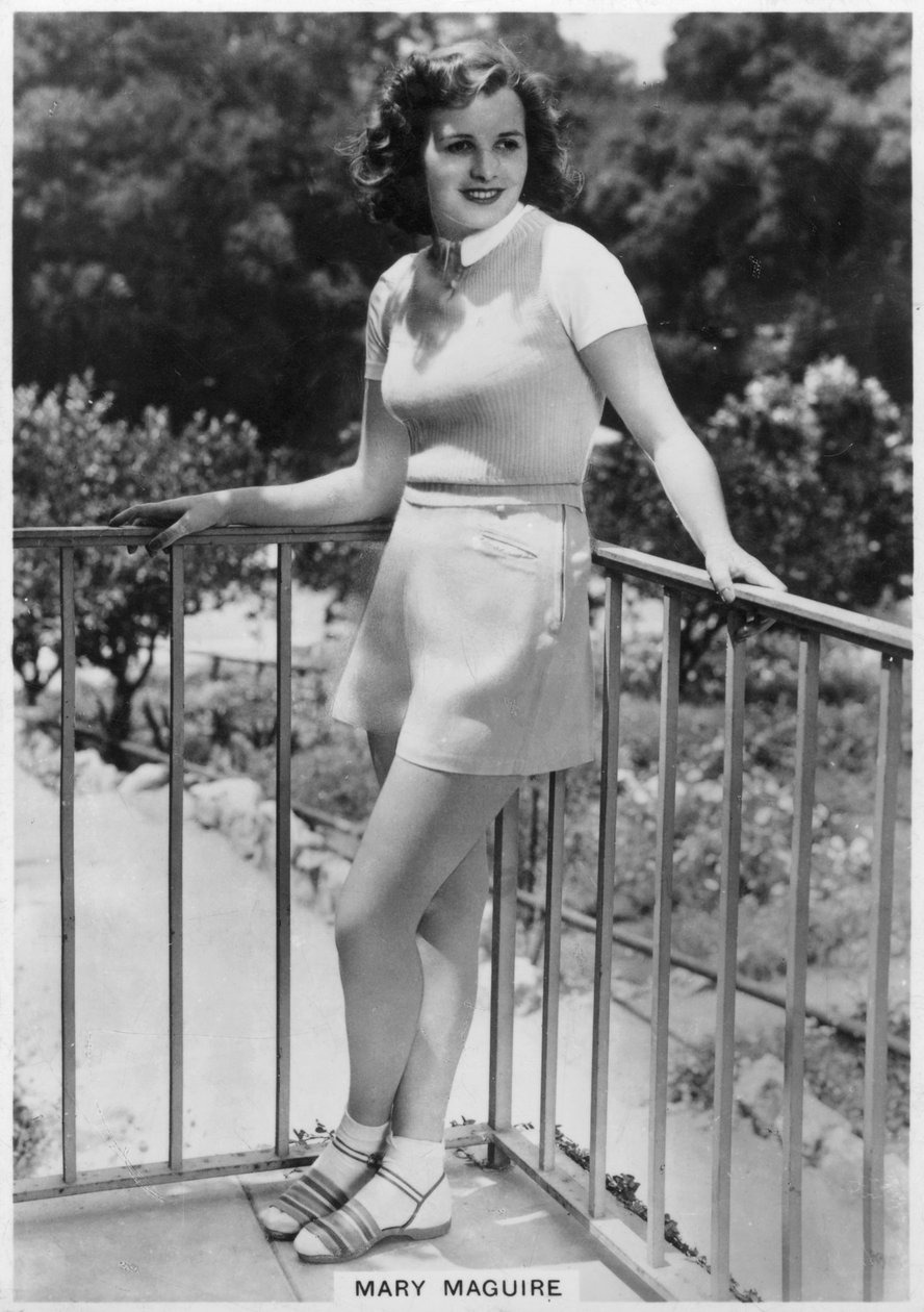 Mary Maguire, australsk skuespillerinde, c1936-c1939 af Unbekannt