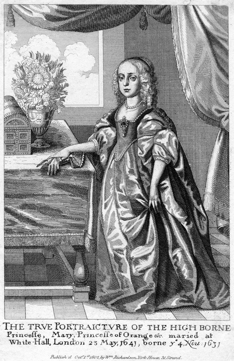 Mary, prinsesse af Orange, datter af Charles I, 1802 af Unbekannt