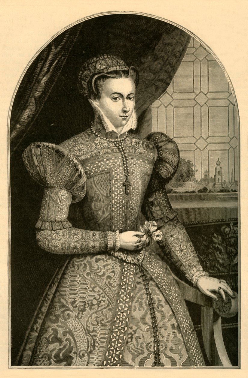 Mary, dronning af Skotten, 1881. af Unbekannt