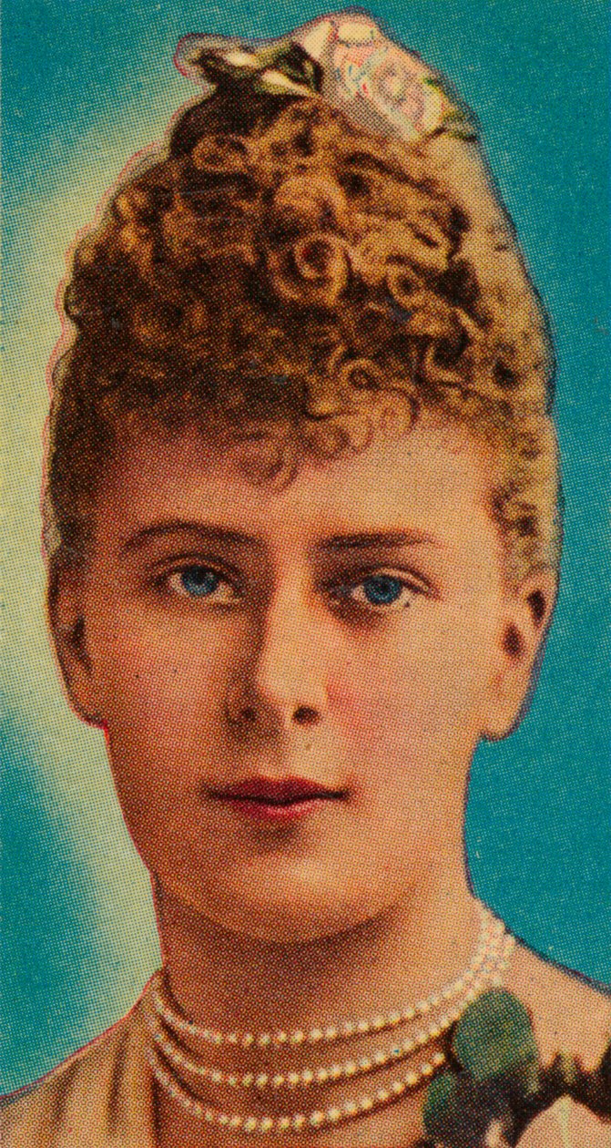 Mary af Teck før hendes ægteskab med hertugen af York, 1890