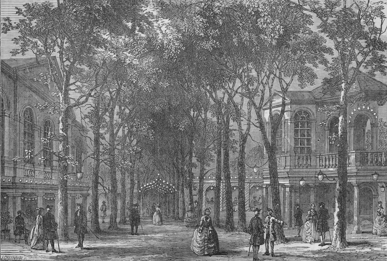 Marylebone Gardens, Westminster, London, 1870 1878 af Unbekannt