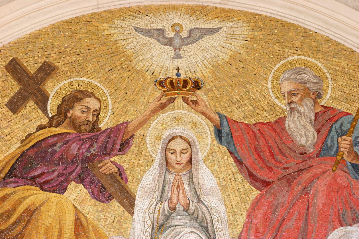 Marias kroning. Basilikaen i Fatima, Fatima, Portugal af Unbekannt