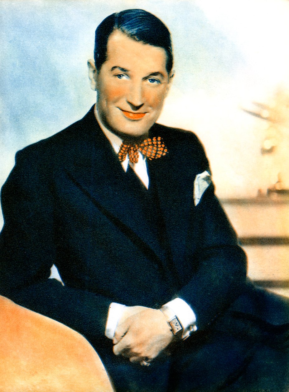 Maurice Chevalier, fransk skuespiller og populær entertainer, 1934-1935 af Unbekannt