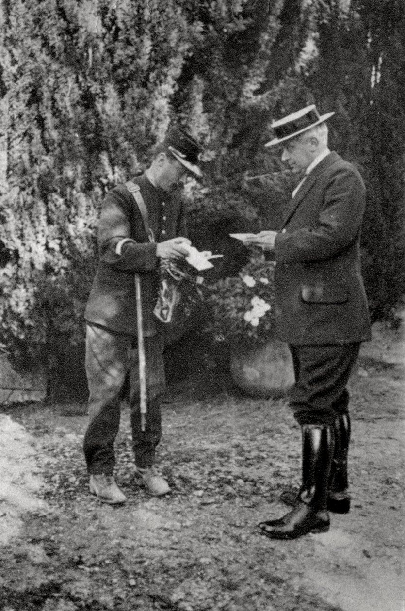 Maurice Maeterlinck, belgisk dramatiker, digter og essayist, 1915 af Unbekannt