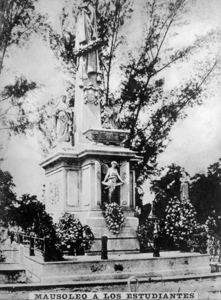 Mausoleum til de henrettede lægestuderende, 1890, 1902