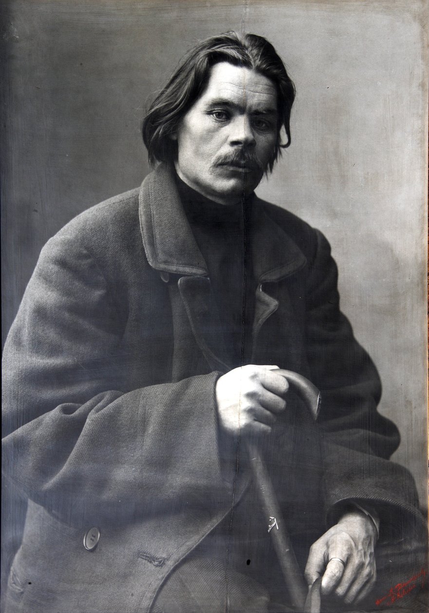 Maxim Gorky, russisk forfatter, c1901-c1902 af Unbekannt