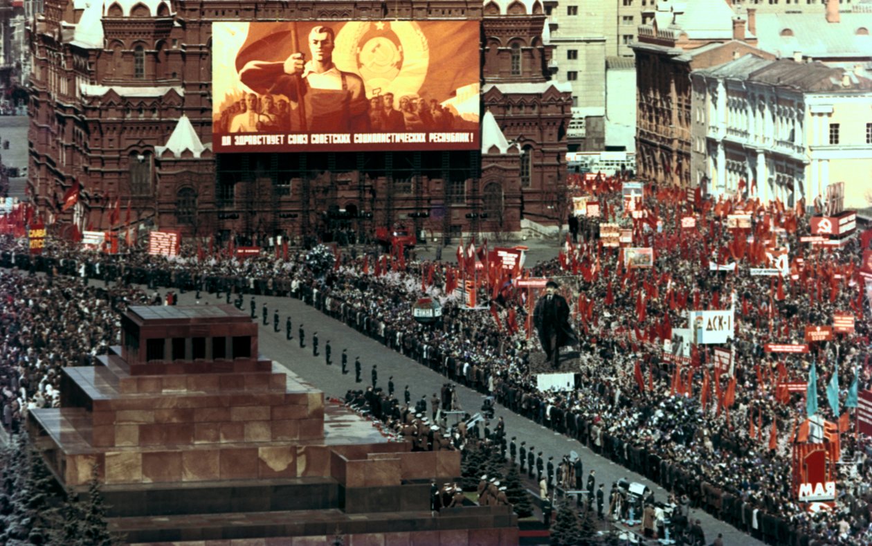 1. maj Parade, Den Røde Plads, Moskva, 1972 af Unbekannt