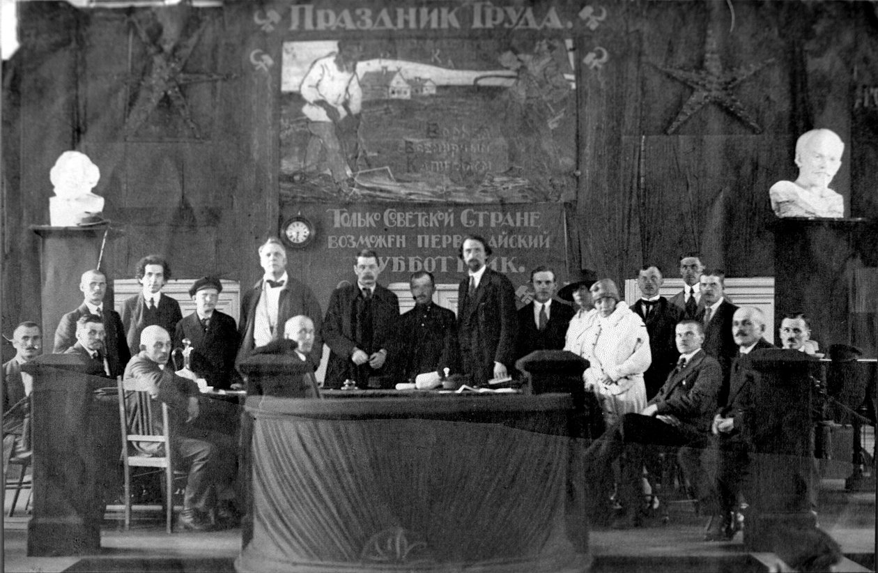 1. maj møde, Rusland, 1920 af Unbekannt