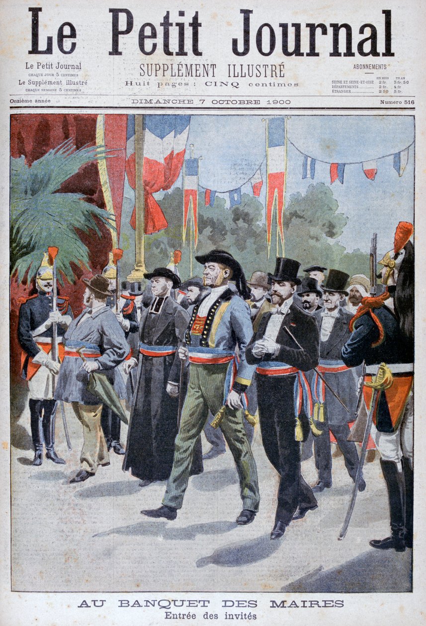 Majors Banket, Paris, 1900 af Unbekannt