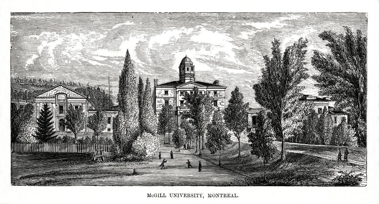 McGill University, Montreal, Canada, 1800-tallet af Unbekannt