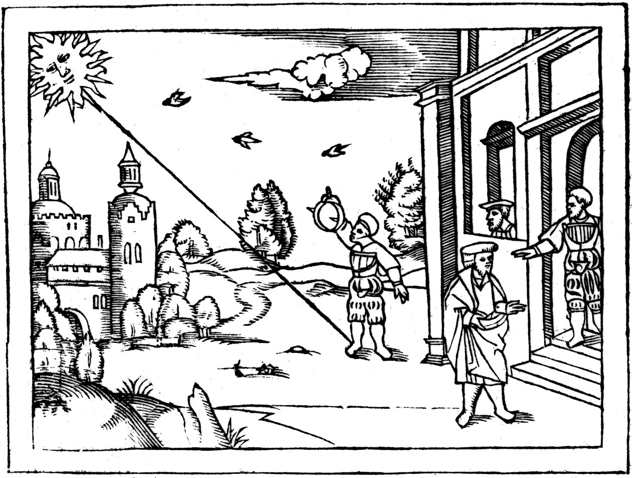 Måling af solens højde, 1539 af Unbekannt