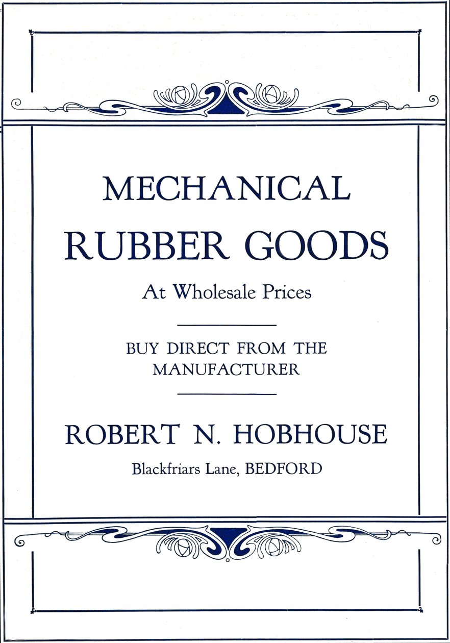 Mekaniske gummivarer - Robert N. Hobhouse-annonce, 1916 af Unbekannt
