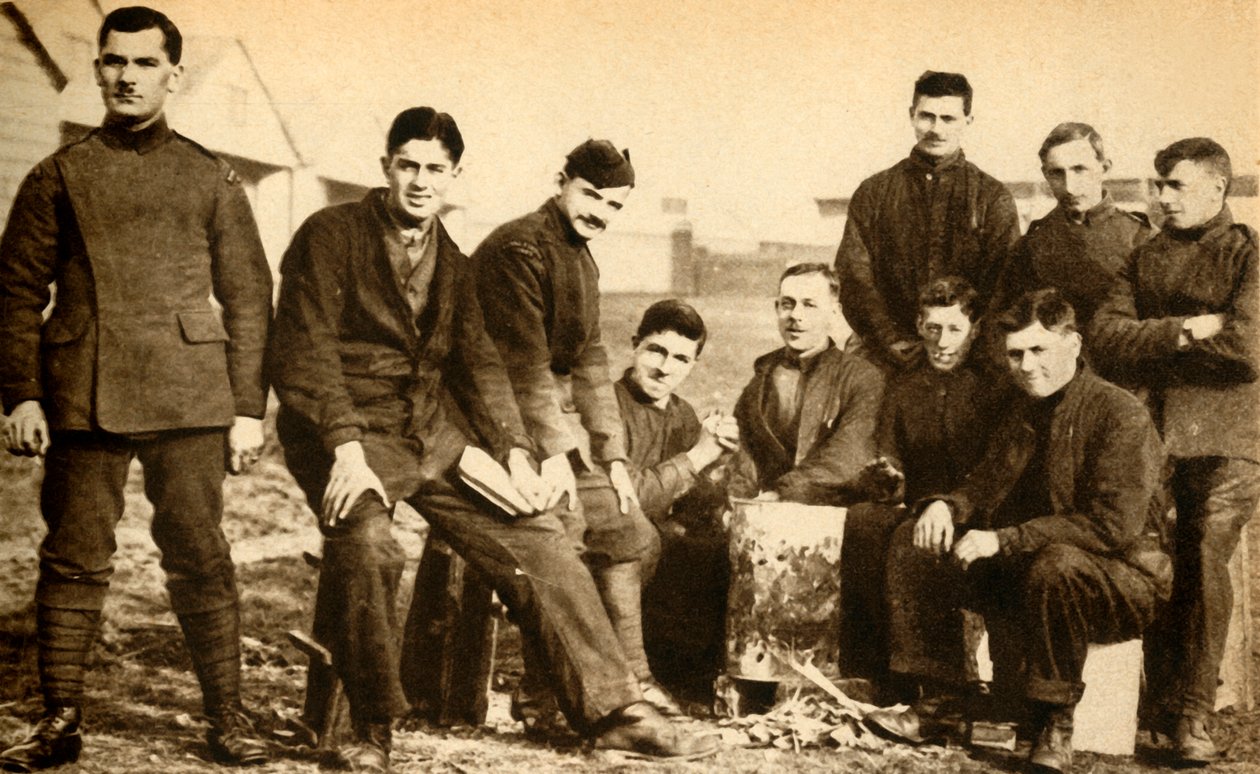 Mechanics of the Royal Flying Corps, Farnborough, Første Verdenskrig, 1915, 1933. af Unbekannt