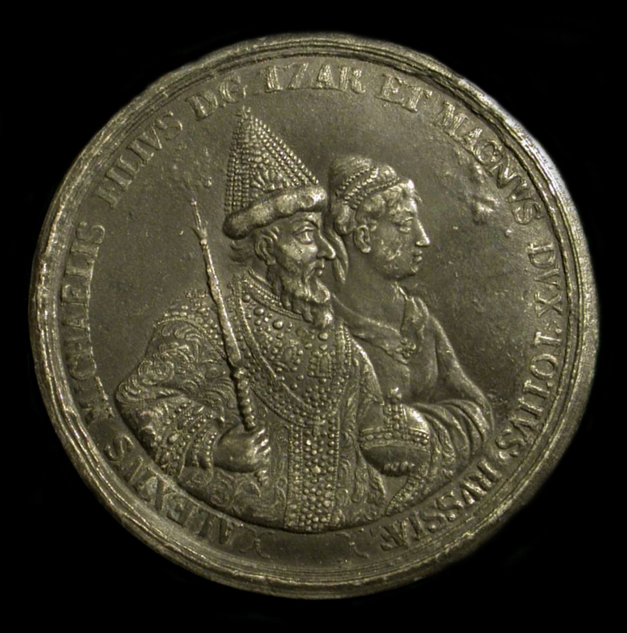 Medalje Tsar Alexis I af Rusland for at fejre Peter den Stores fødsel, ca 1775 af Unbekannt
