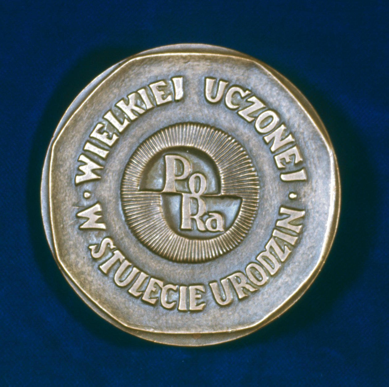 Medalje til minde om Marie Sklodowska Curie, polskfødt fransk fysiker, 1967 af Unbekannt