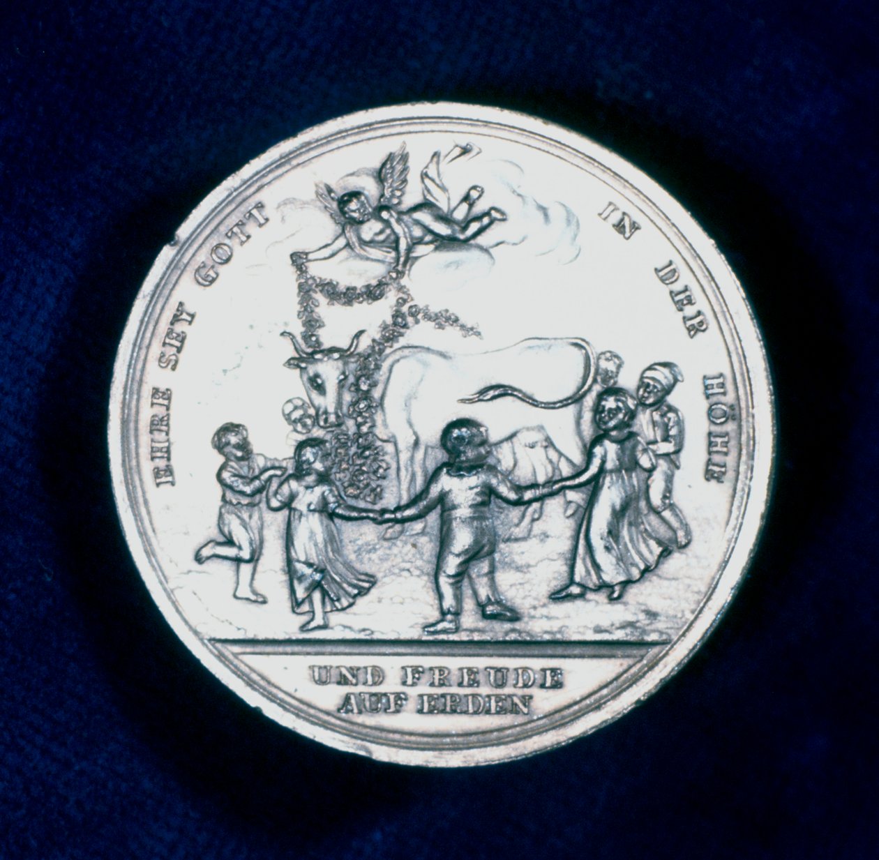 Medalje til minde om opdagelsen af koppevaccination i 1796 1800 af Unbekannt