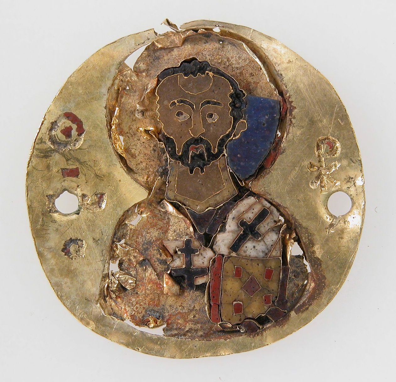 Medaljon af St. John Chrysostom, byzantinsk, 10.-11. århundrede. af Unbekannt