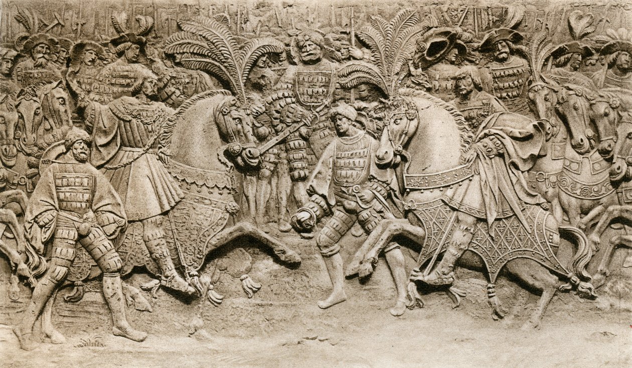 Møde mellem Henrik VIII og Frans I, på The Field of Cloth of Gold, 1520, 1902 af Unbekannt