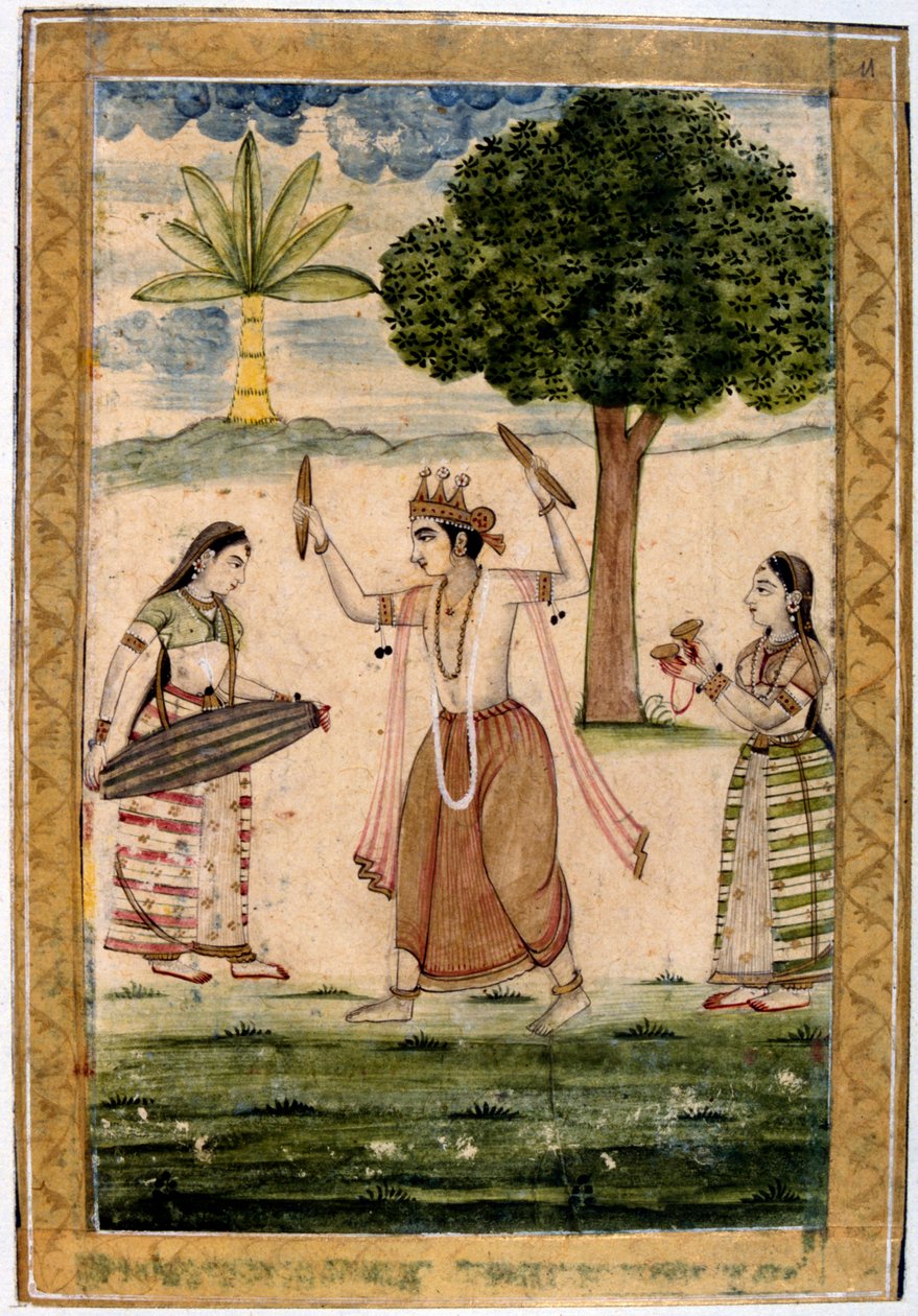 Megha Raga regntid, 1800-tallet af Unbekannt