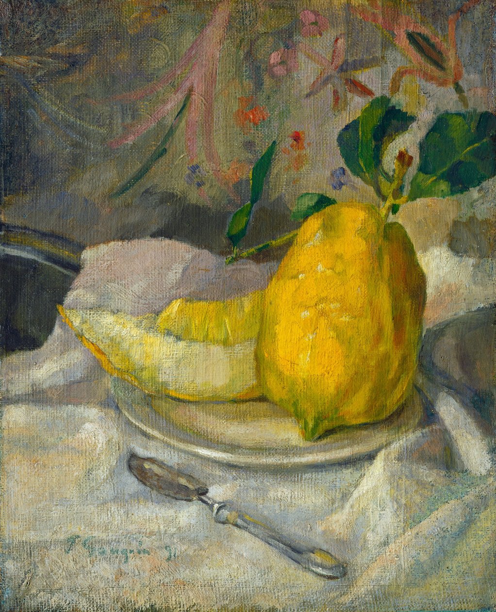 Melon og citron, ca. 1900. af Unbekannt