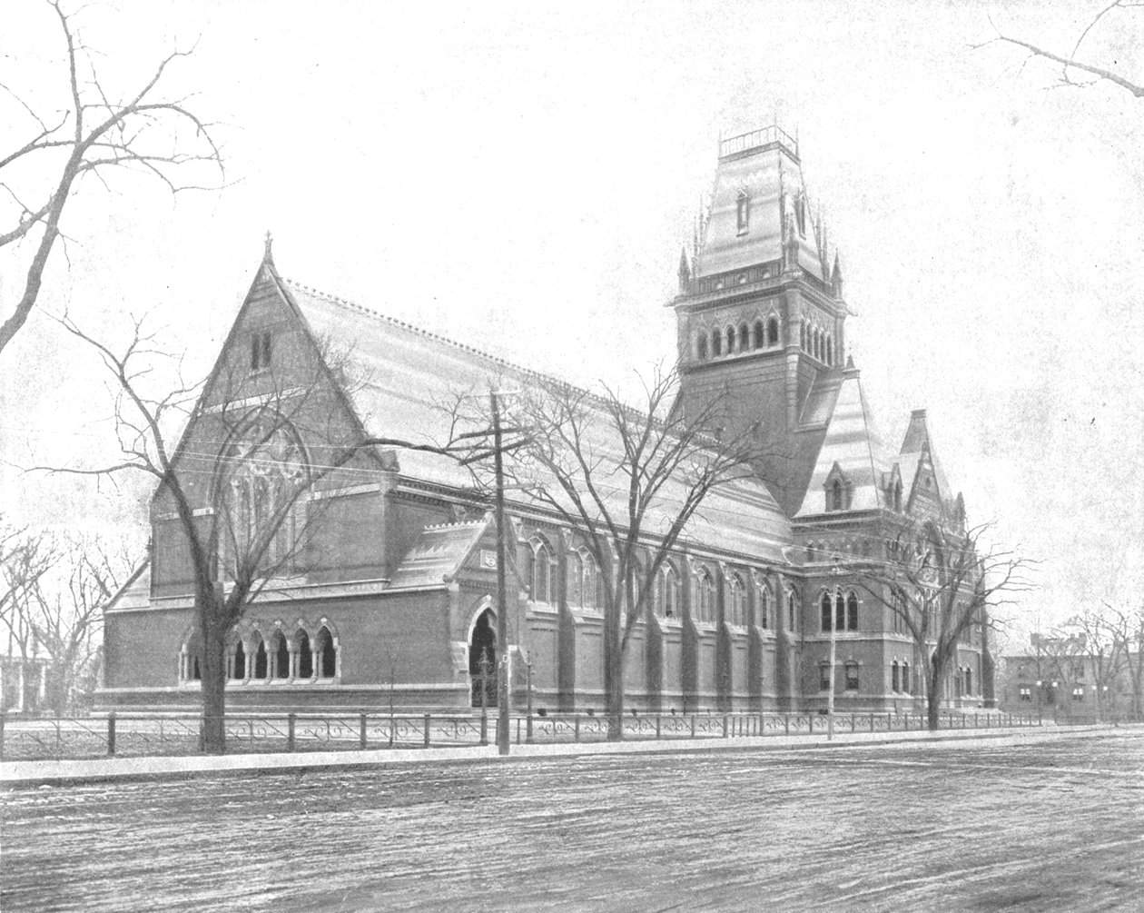 Memorial Hall, Cambridge, Massachusetts, USA, c1900. af Unbekannt