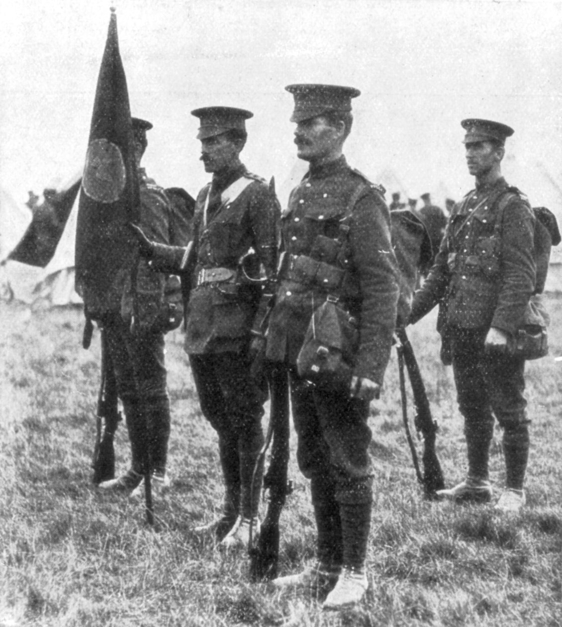 Mænd af prinsesse Patricias canadisk lette infanteri, 1915 af Unbekannt