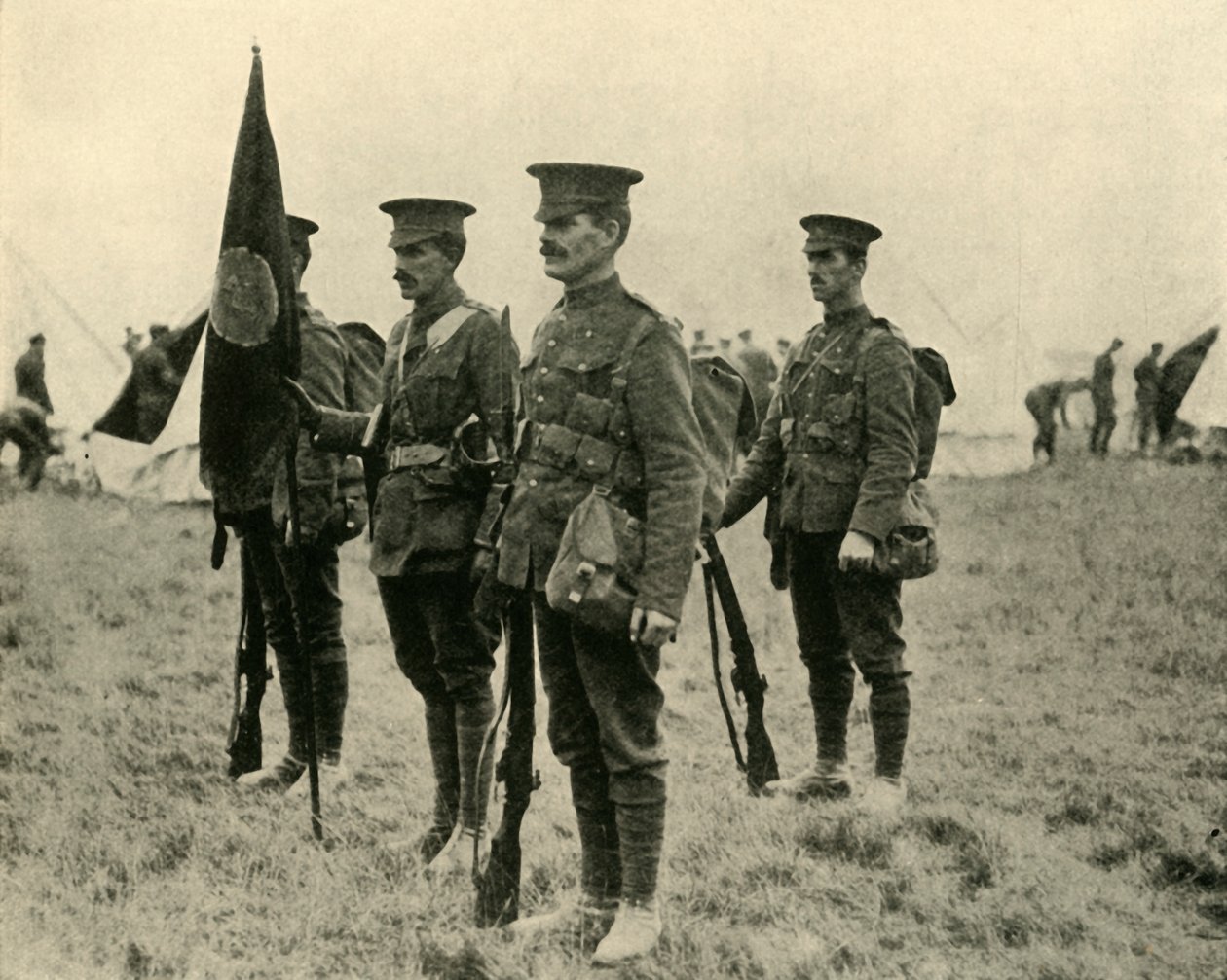 Mænd af prinsesse Patricias canadisk lette infanteri, 1915, c1920. af Unbekannt
