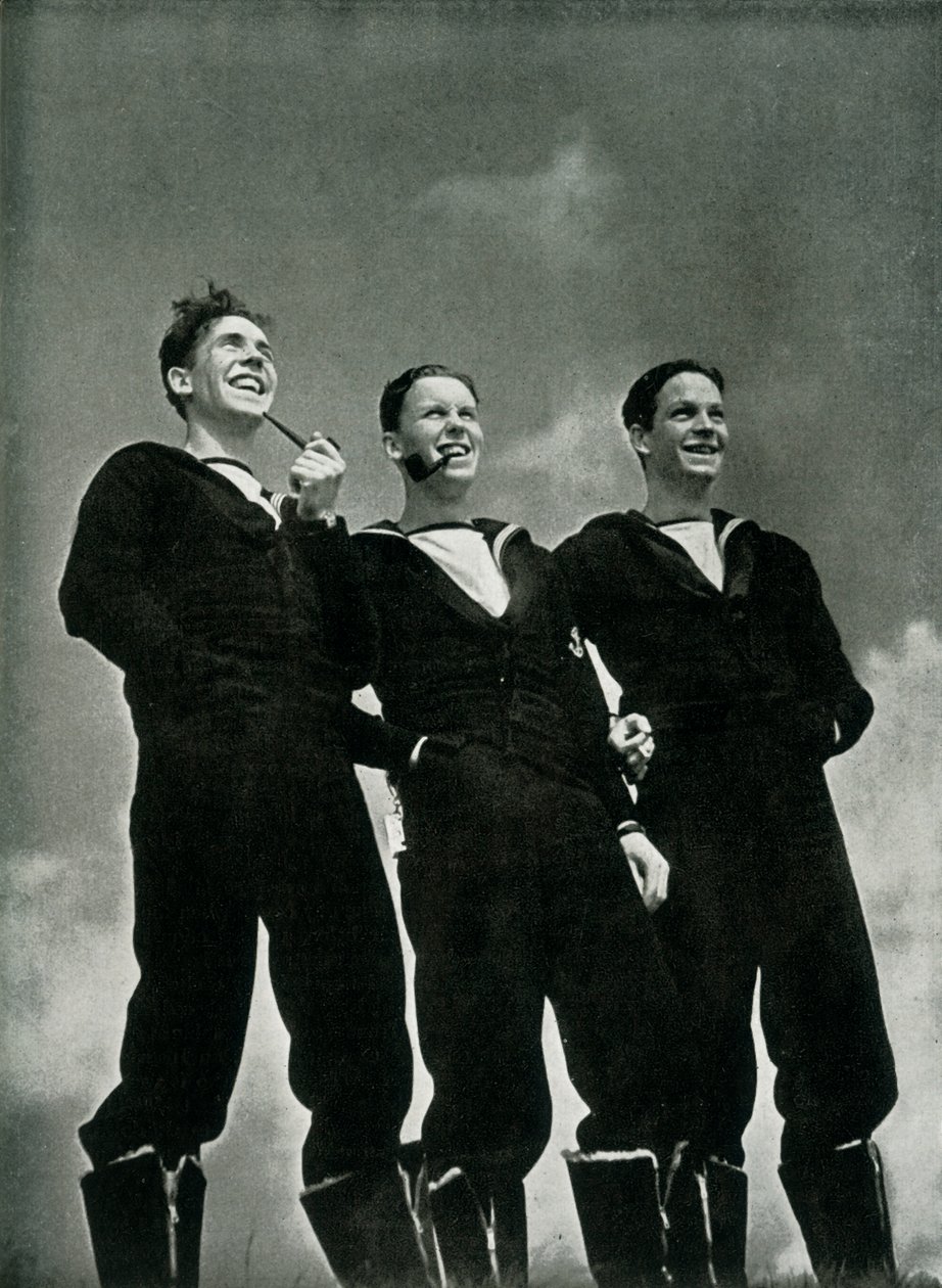 Mænd fra Royal Navy, c1943. af Unbekannt