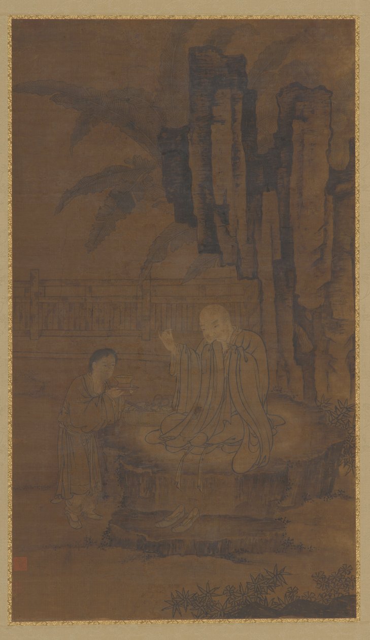 Reparation af tøj i den tidlige morgensol, Ming-dynastiet, 15.-16. århundrede. af Unbekannt