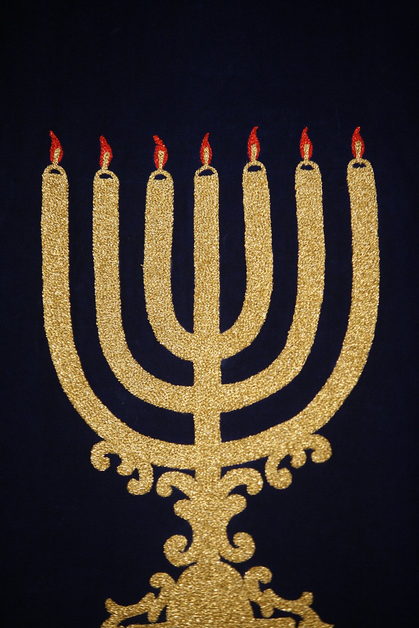 Menorah (Menorah) i Stadttempel synagoge Wien Østrig af Unbekannt
