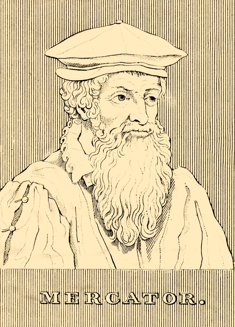 Mercator, 1512-1594, 1830. af Unbekannt