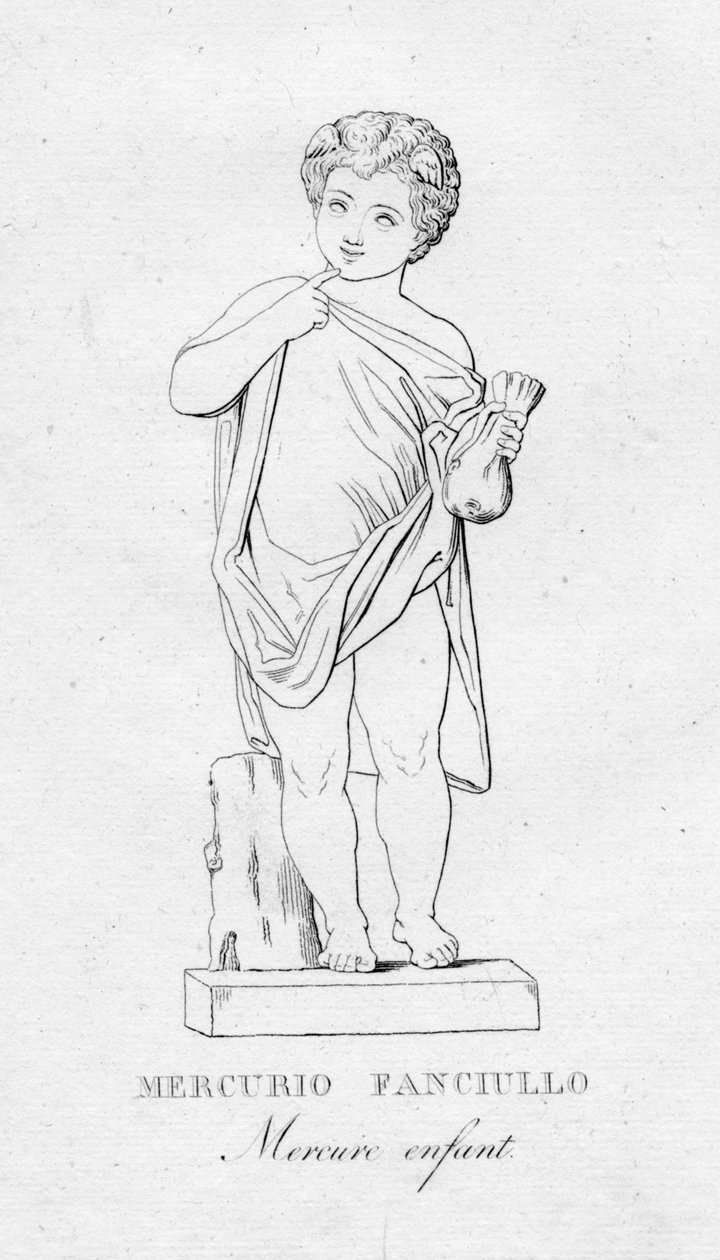 Mercury Child Mercury Child, c1850 af Unbekannt