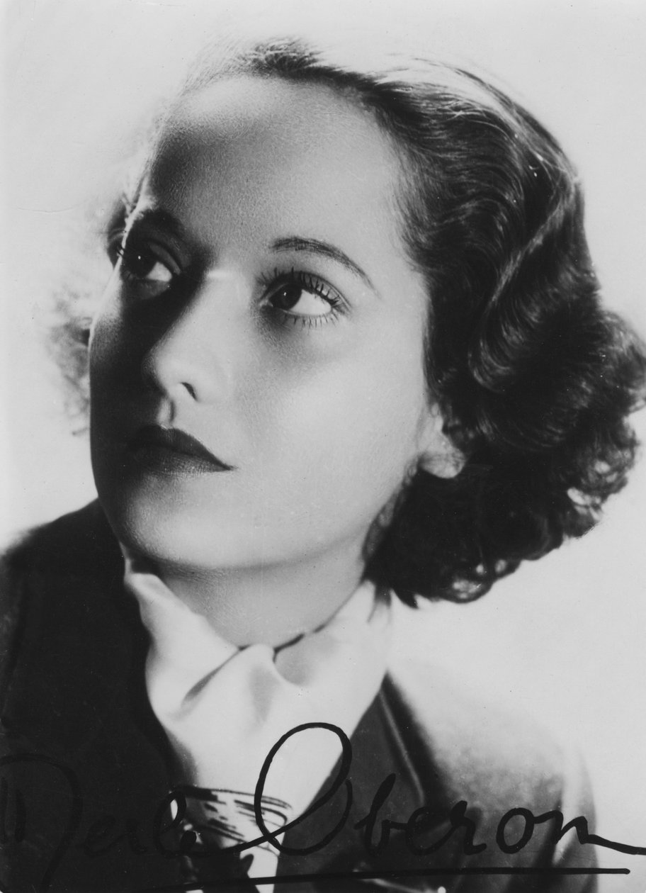 Merle Oberon 1911-1979, britisk skuespillerinde, c1930