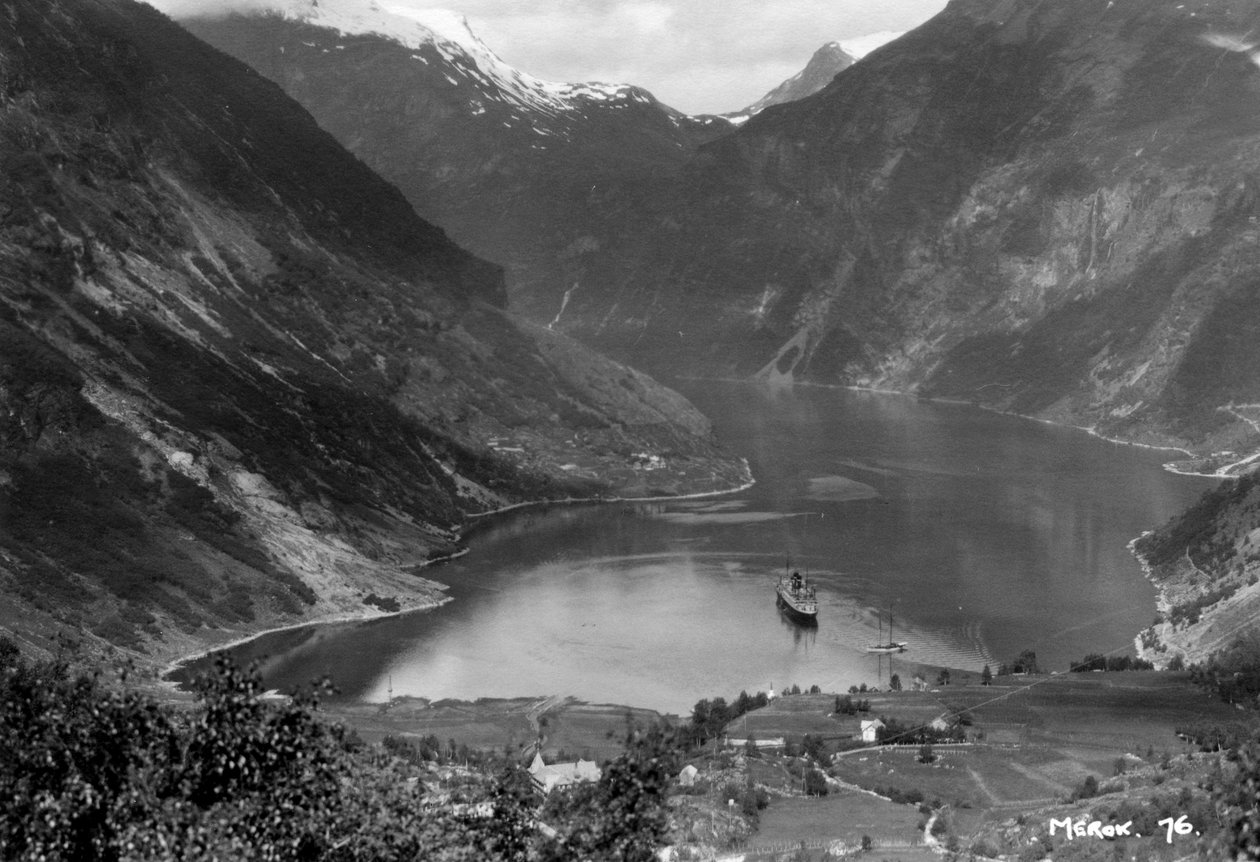 Merok, Geirangerfjord, Norge, 1929 af Unbekannt