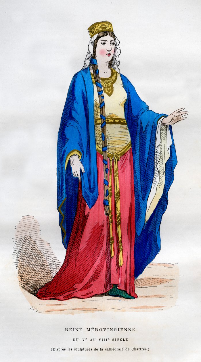 Merovingerdronning, 5.-8. århundrede 1882-1884 af Unbekannt