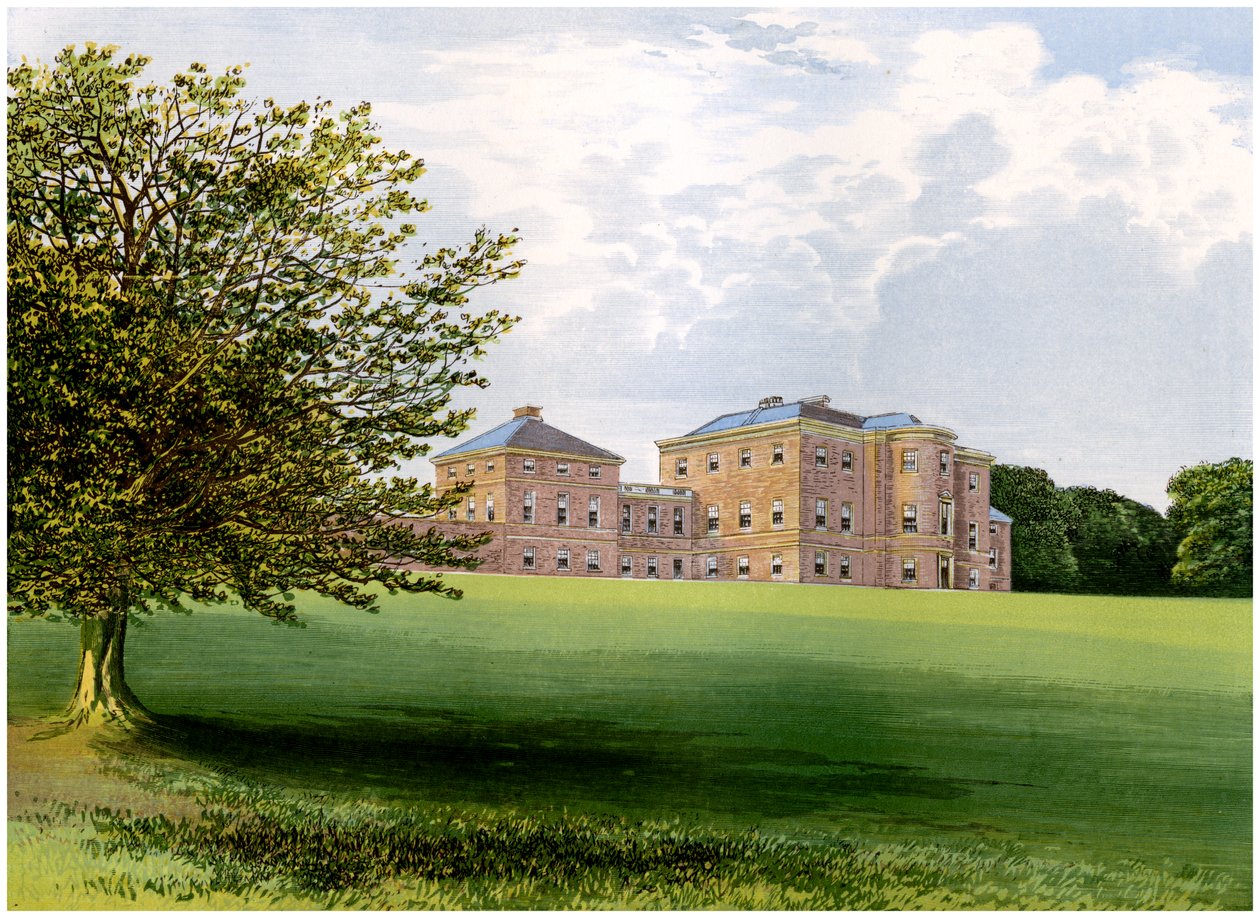 Mersham-le-Hatch, Kent, hjemsted for Baronet Knatchbull, c1880 af Unbekannt
