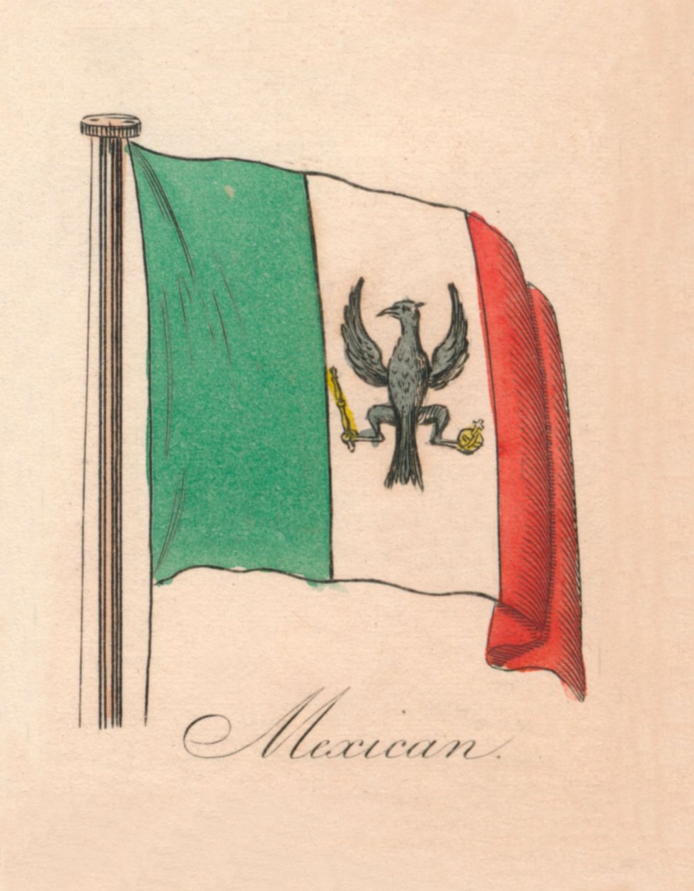 Mexicansk, 1838 af Unbekannt