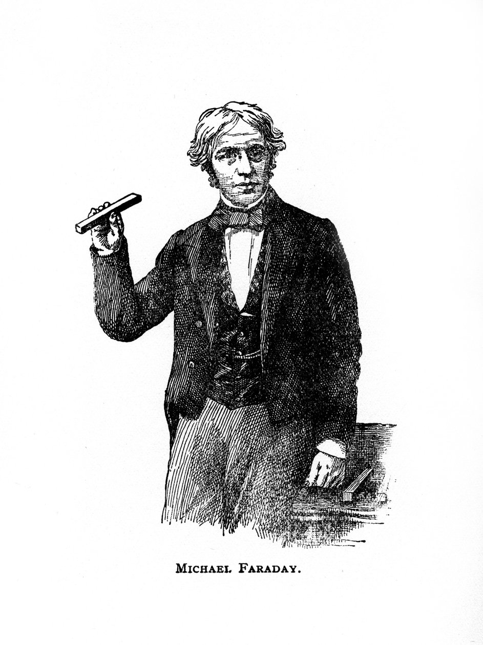 Michael Faraday, britisk kemiker og fysiker fra det 19. århundrede, det 20. århundrede af Unbekannt