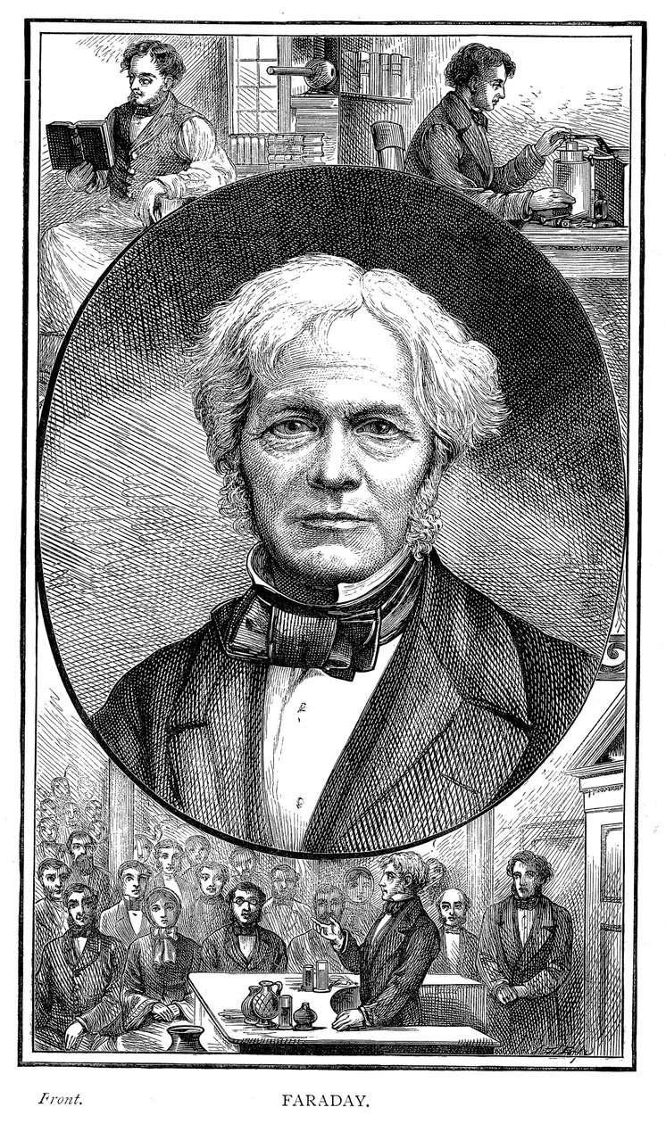 Michael Faraday, britisk fysiker og kemiker, 1881 af Unbekannt