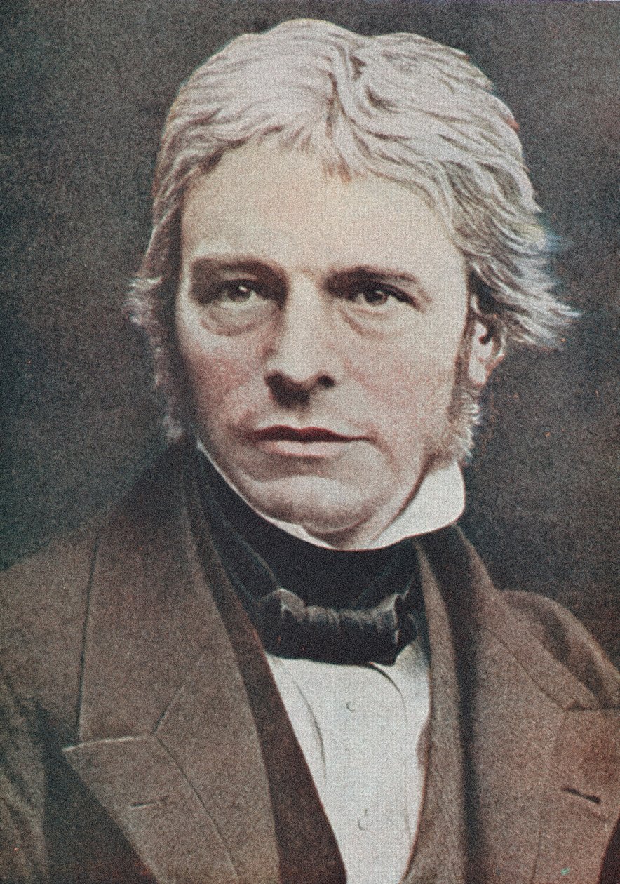 Michael Faraday, britisk fysiker og kemiker, midten af det 19. århundrede af Unbekannt