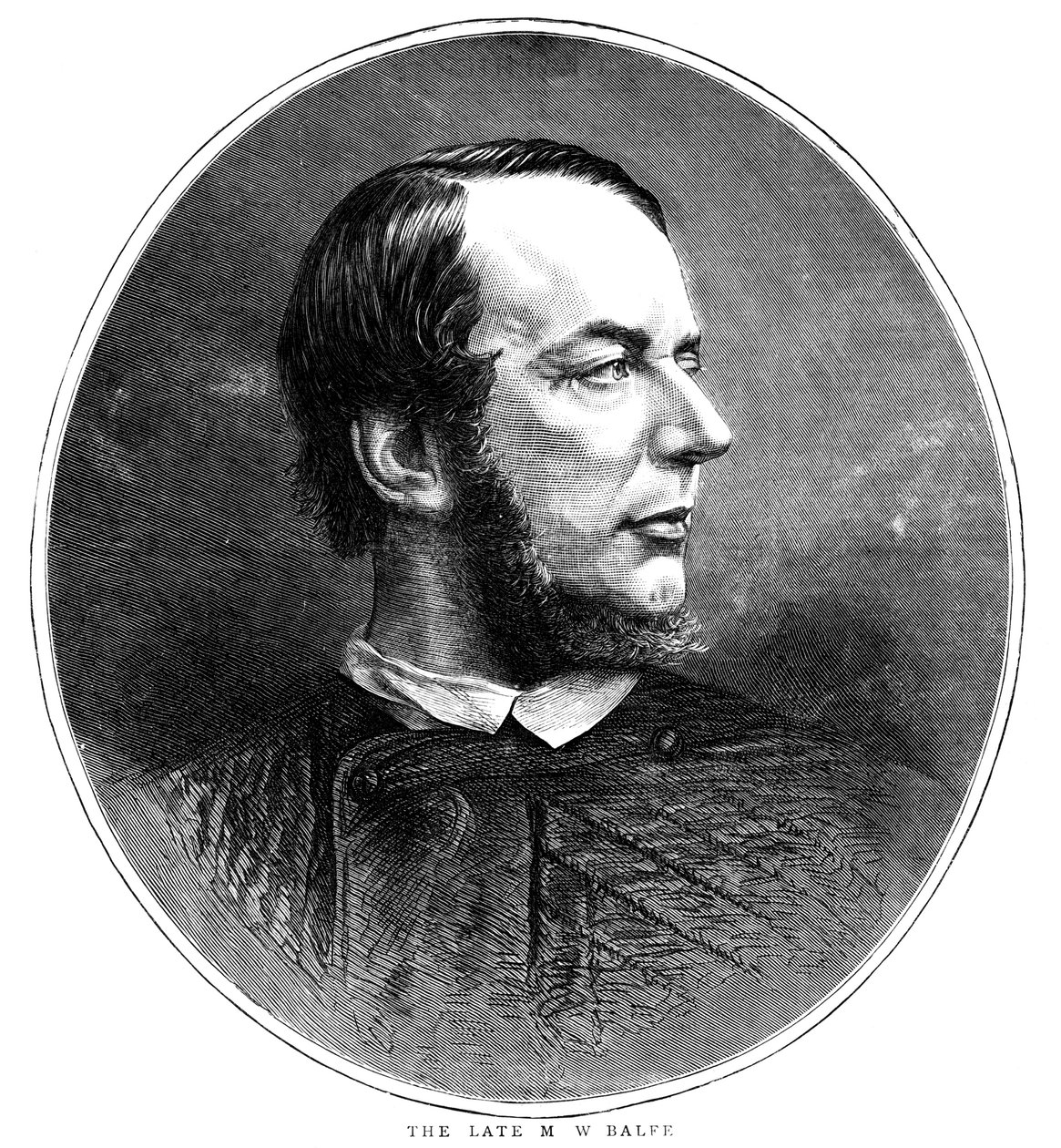 Michael William Balfe, irskfødt britisk komponist og sanger, 1870 af Unbekannt