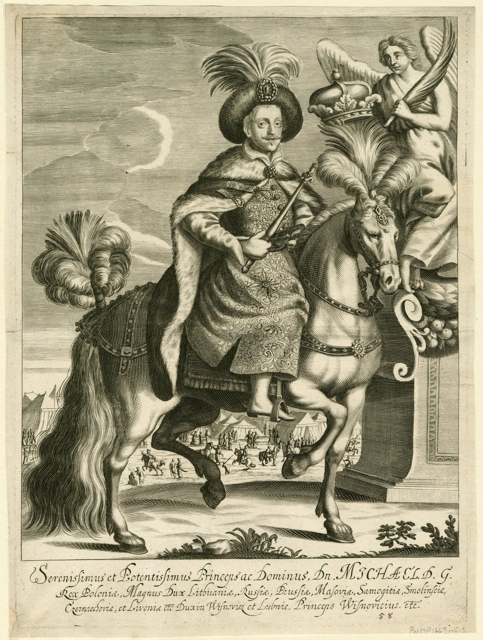 Michal Korybut Wisniowiecki 1640-1673, konge af Polen og storhertug af Litauen, ca. 1670 af Unbekannt