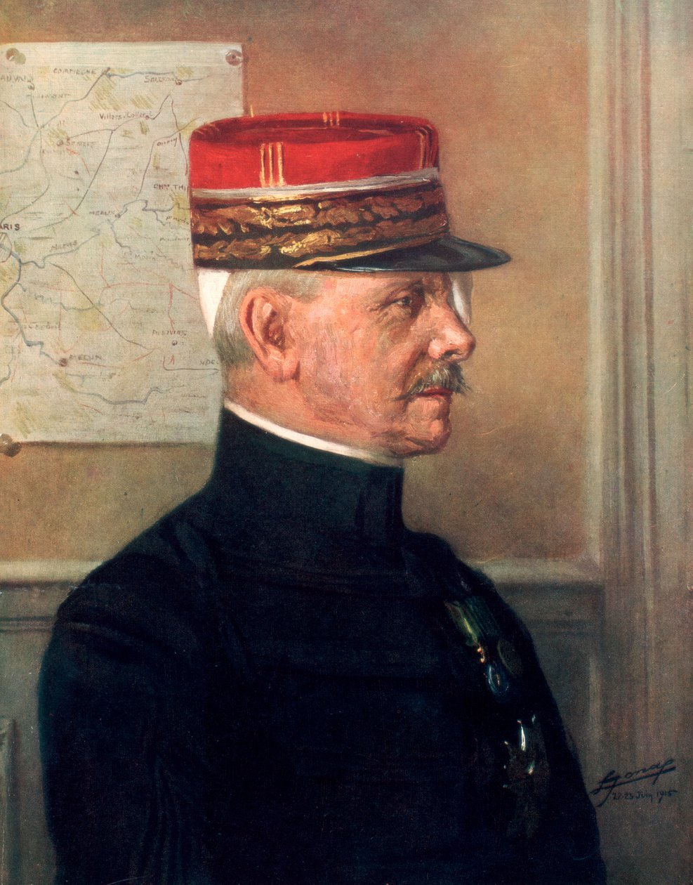 Michel-Joseph Maunoury, fransk general fra Første Verdenskrig, 1926 af Unbekannt