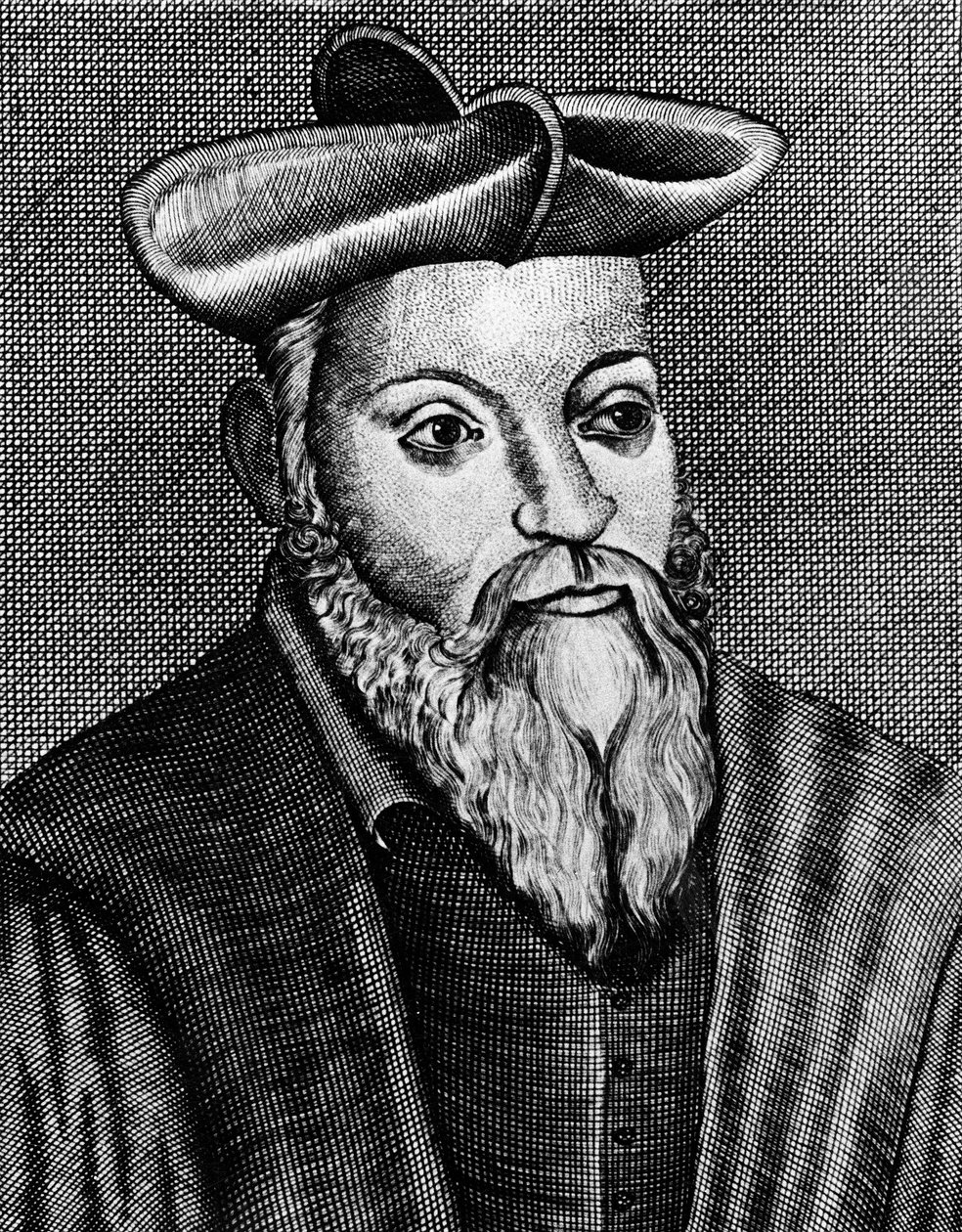Michel Nostradamus 1503-1556, fransk læge og astrolog, 1600-tallet af Unbekannt