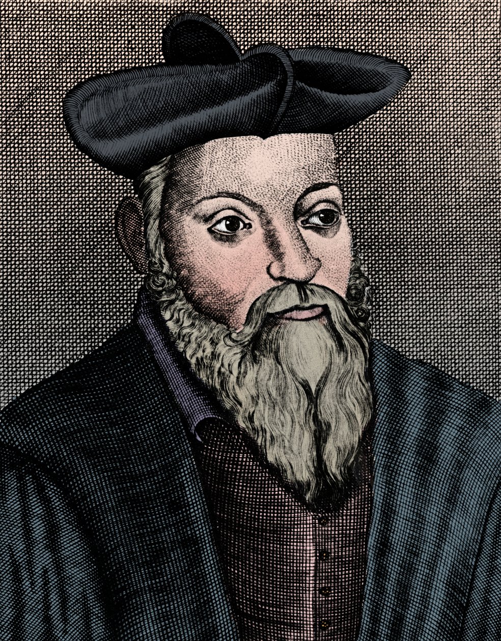 Michel Nostradamus 1503-1556, fransk læge og astrolog, 1600-tallet af Unbekannt