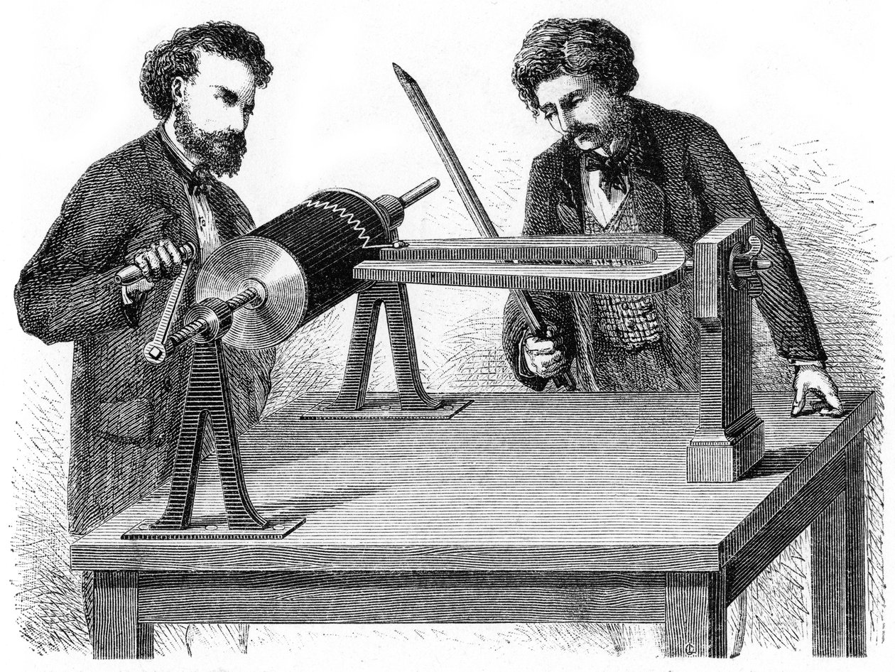Fonautograf fra midten af det 19. århundrede, 1872 af Unbekannt