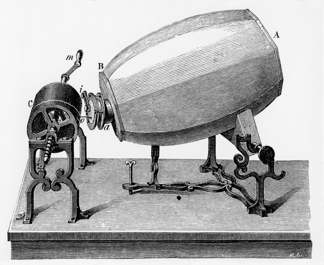 Fonautograf fra midten af det 19. århundrede, ca. 1906 af Unbekannt