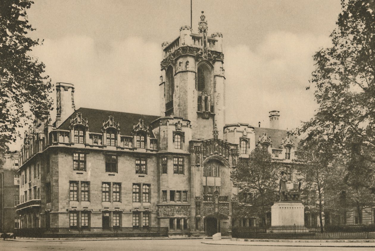 Middlesex Guildhall på stedet for det gamle helligdom i Westminster, c1935. af Unbekannt