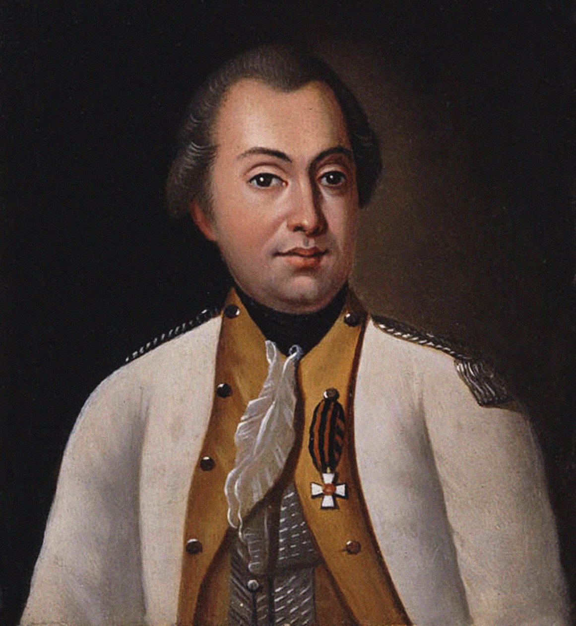 Mikhail Kutuzov i uniformen fra Lugansk Pikineer Regiment, 1788, 1800-tallet af Unbekannt