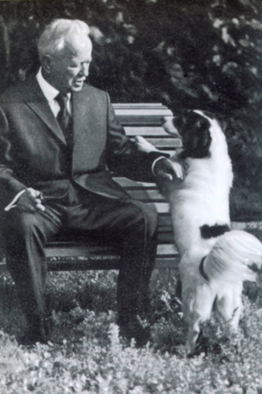 Mikhail Sholokhov, russisk forfatter, Veshenskaya, USSR, 1960